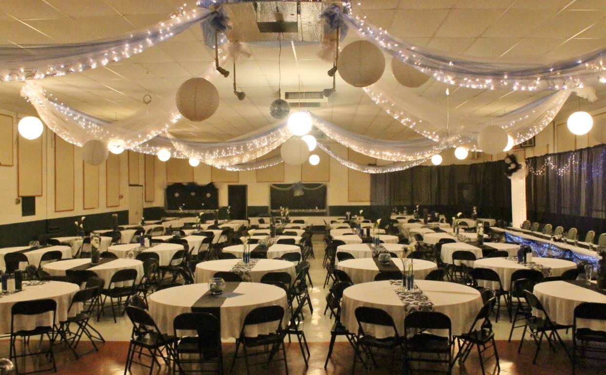 Swanton Sports Center Decorations and Tables